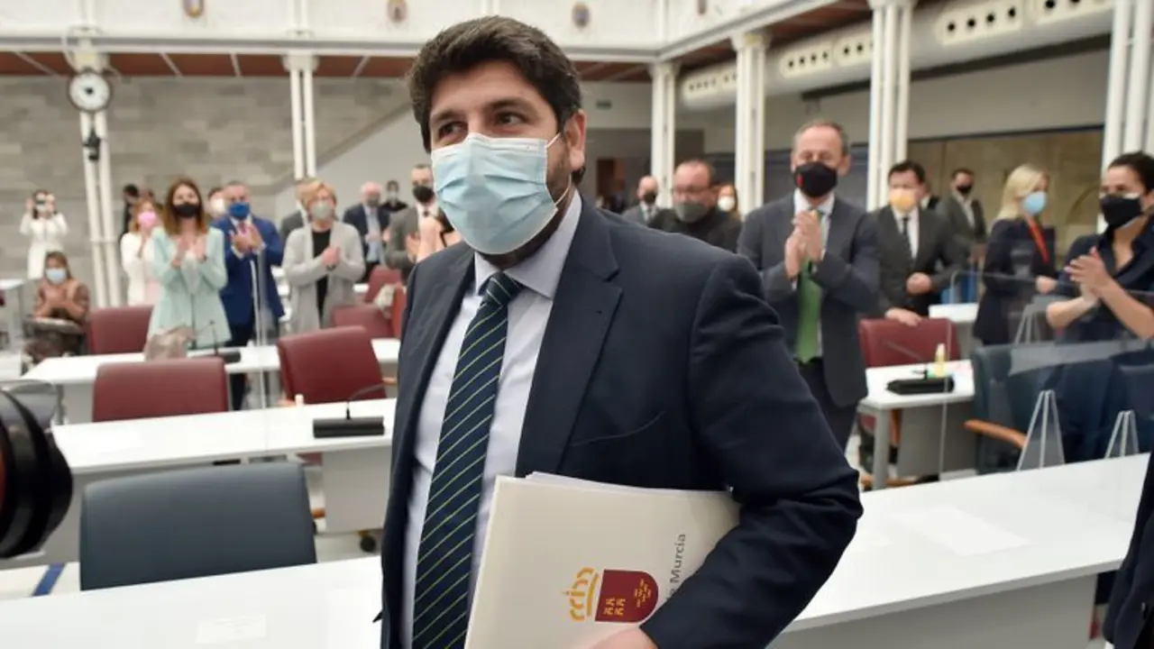  Presidente de la Comunidad Aut&oacute;noma de Murcia, Fernando L&oacute;pez Miras. // Twitter 