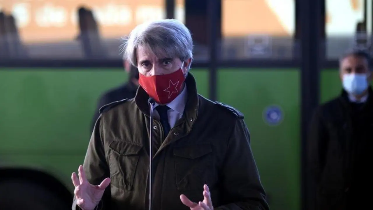  Archivo - El consejero de Transportes, Movilidad e Infraestructuras de la Comunidad de Madrid, &Aacute;ngel Garrido. - &Oacute;scar Ca&ntilde;as - Europa Press - Archivo 