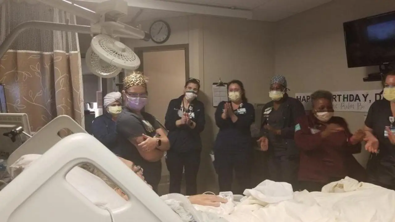  David Williams en el hospital 