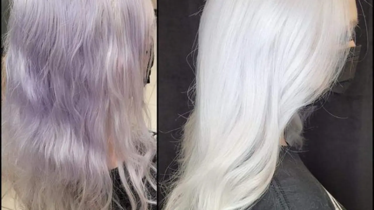 Foto del antes y el despu&eacute;s del tratamiento de Olaplex