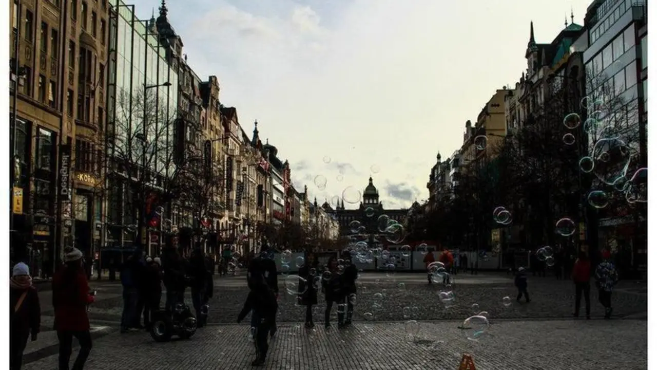 Praga entre burbujas, foto por PhotoJota