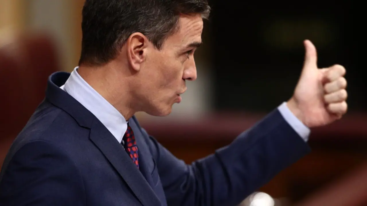  El presidente del Gobierno, Pedro S&aacute;nchez, durante una sesi&oacute;n de control al Gobierno en el Congreso el pasado 16 de diciembre de 2020 - EUROPA PRESS/E. Parra. POOL - Europa Press 