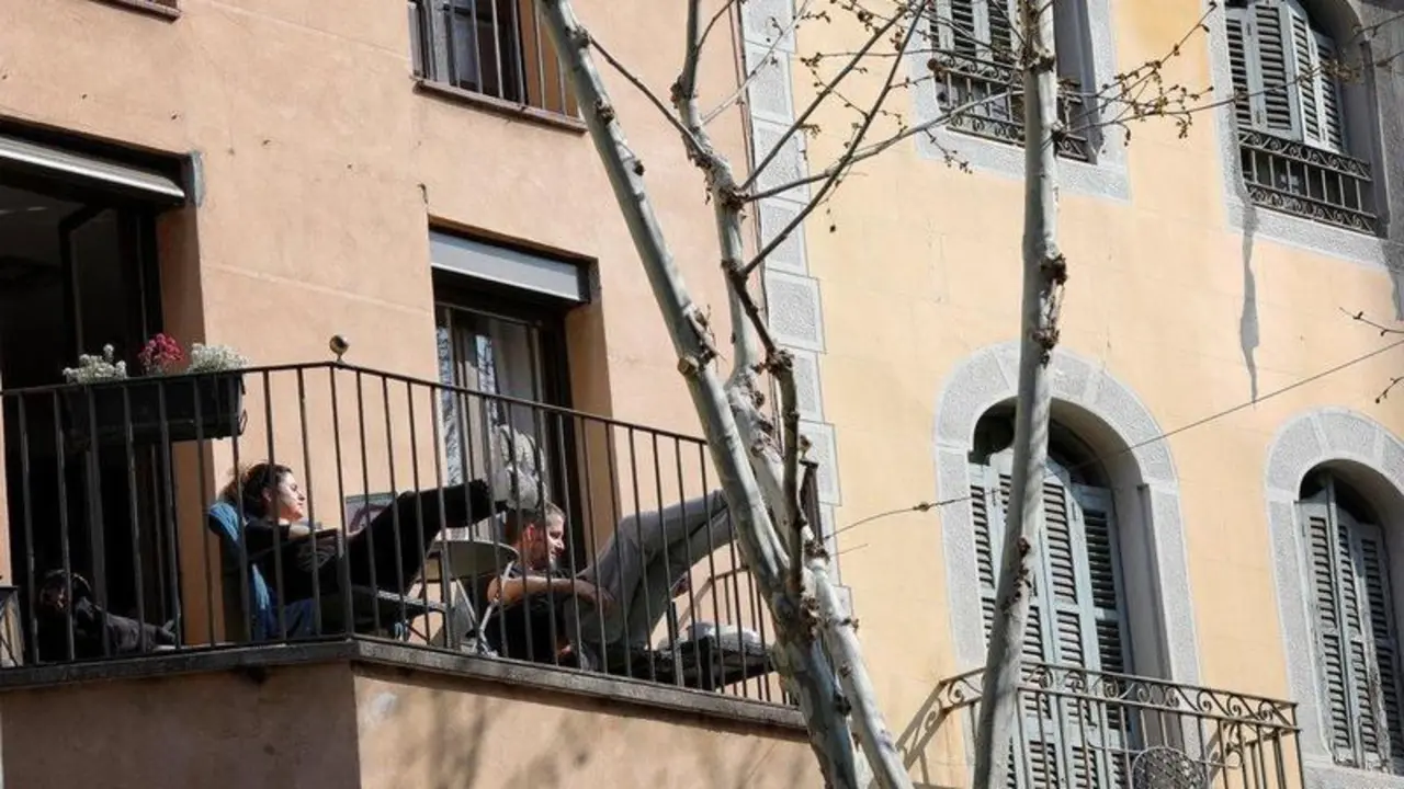  Confinamiento. Imagen de archivo 