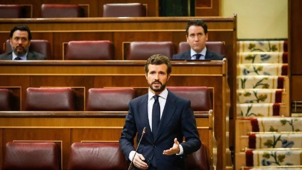  Pablo Casado en el Congreso de los Diputados. 