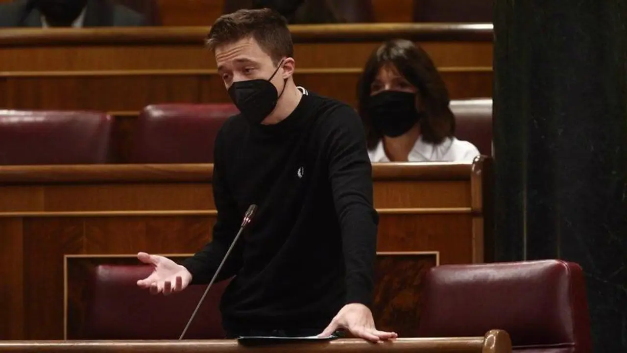  &Iacute;&ntilde;igo Errej&oacute;n, M&aacute;s Madrid, en el Congreso de los Diputados. 