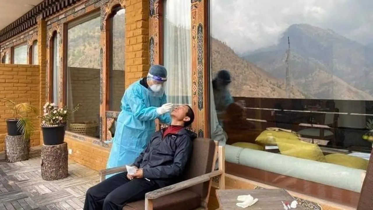  Prueba de Covid a un ciudadano de But&aacute;n 