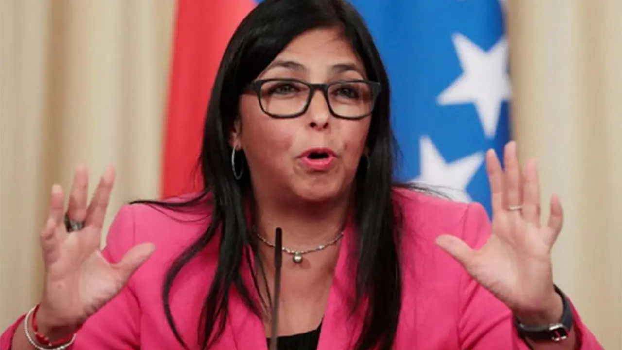  Delcy Rodr&iacute;guez, presidenta de Venezuela. // Twitter 