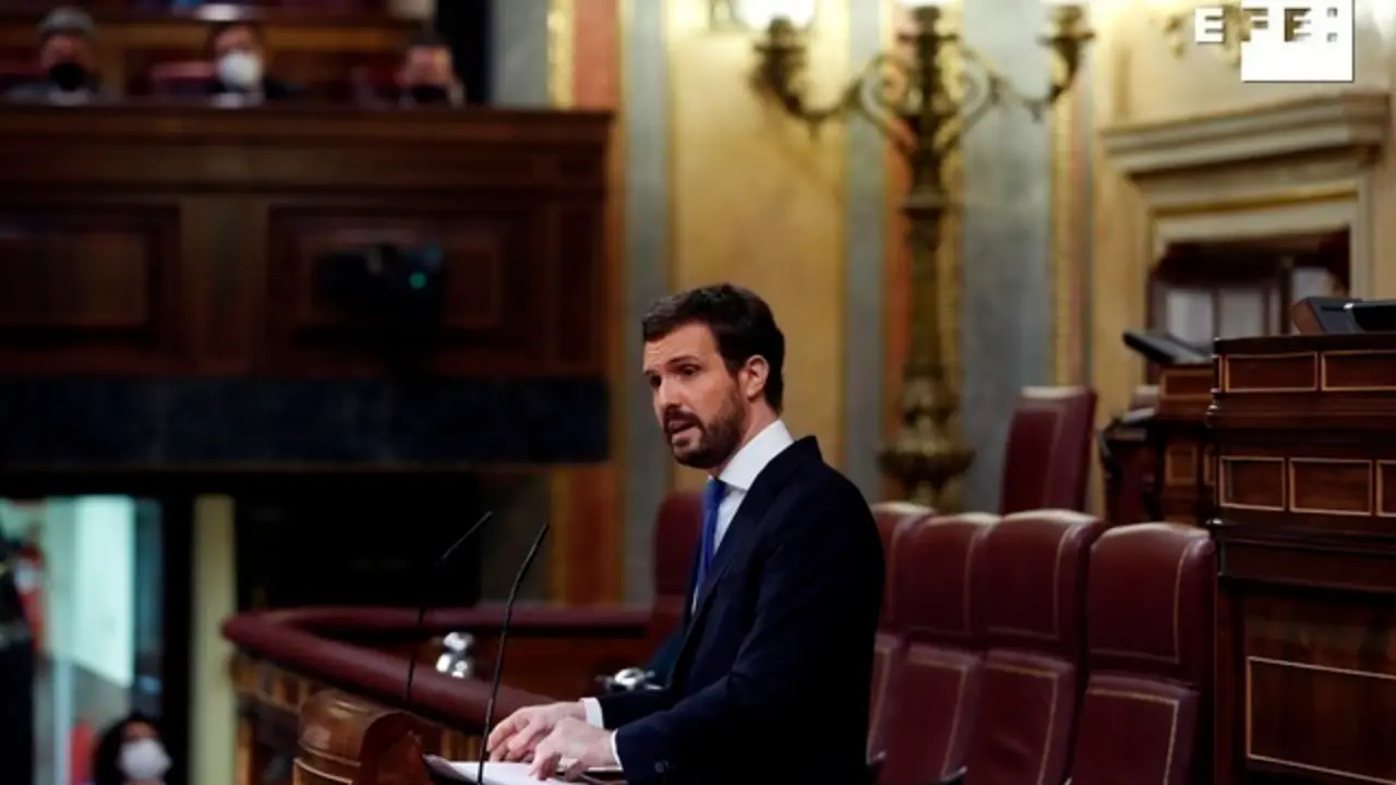  Pablo Casado en el Congreso de los Diputados. 