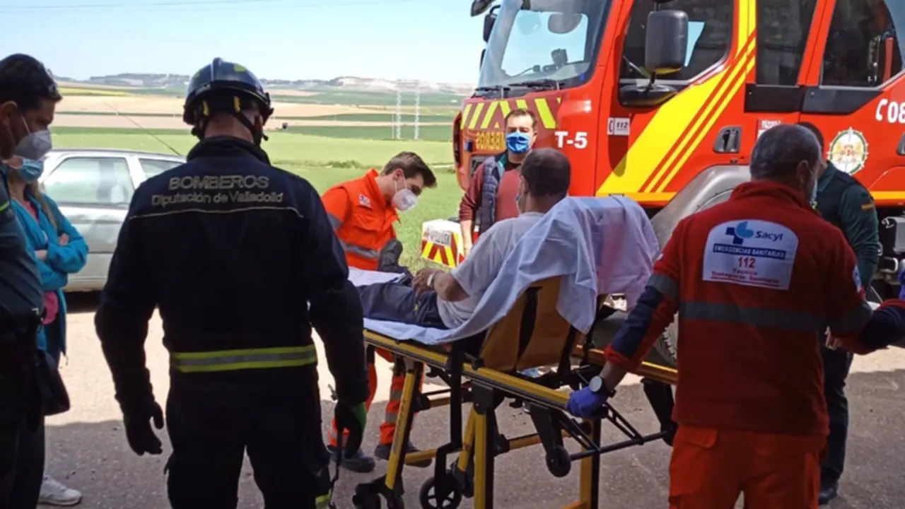  Evacuado en Villalar de los Comuneros. - BOMBEROS DIPUTACI&Oacute;N 