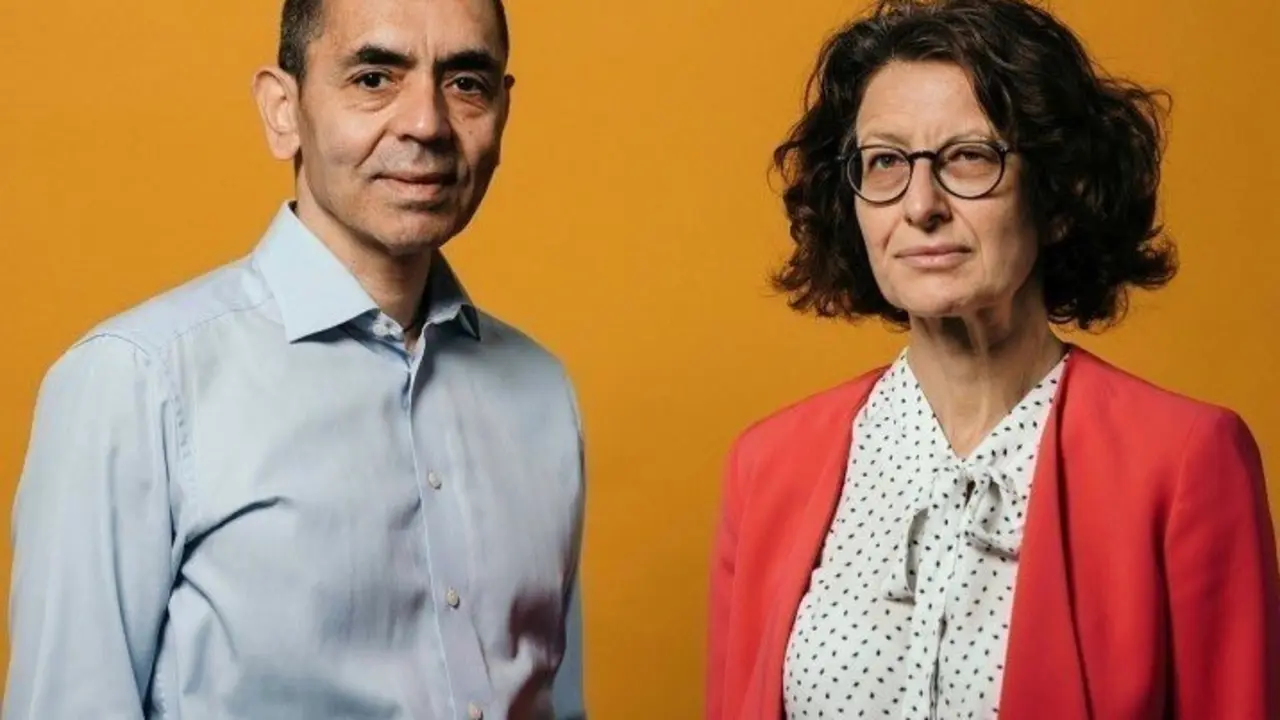  &Ouml;zlem T&uuml;reci y Uğur Şahin 