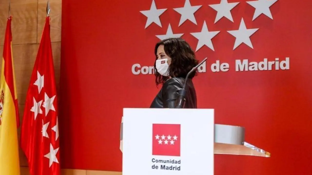  La presidenta de la Comunidad de Madrid y candidata a la reelecci&oacute;n, Isabel D&iacute;az Ayuso - EUROPA PRESS 