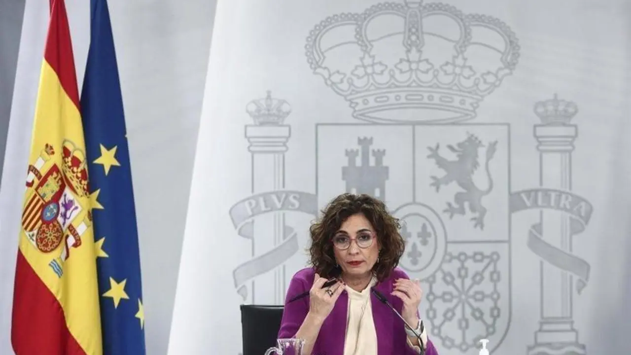  La ministra de Hacienda y portavoz del Gobierno, Mar&iacute;a Jes&uacute;s Montero, durante una rueda de prensa posterior al Consejo de Ministros - EUROPA PRESS/E. Parra. POOL - Europa Press 