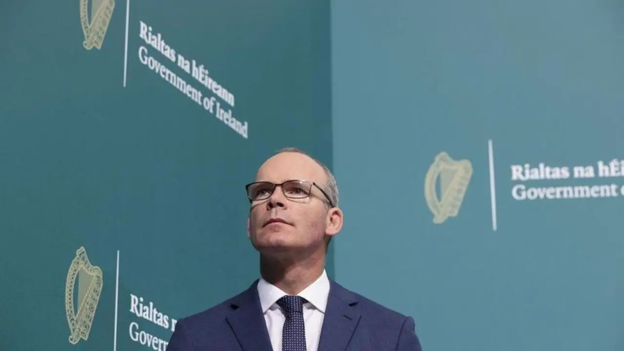  Archivo - El ministro de Exteriores de Irlanda, Simon Coveney 