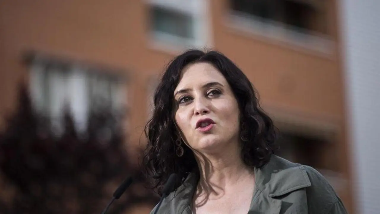  La presidenta de la Comunidad de Madrid y candidata a la reelecci&oacute;n, Isabel D&iacute;az Ayuso - A.Mart&iacute;nez V&eacute;lez. Pool - Europa Press 