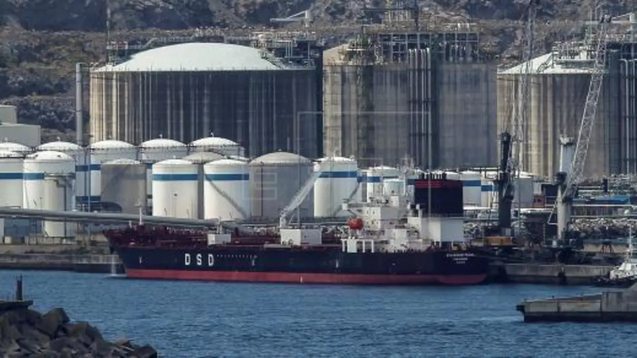  El buque Stavenger Pearl en el puerto de Bilbao. EFE 