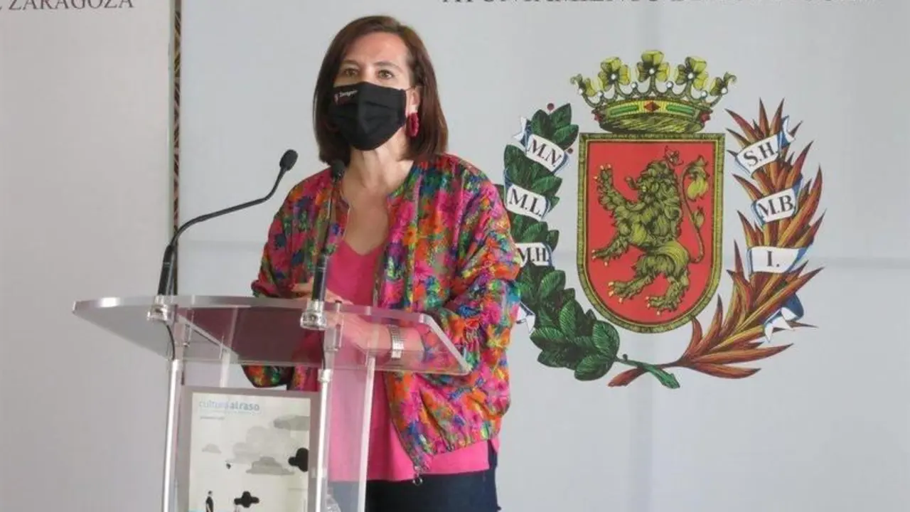  Sara Fern&aacute;ndez, vicealcaldesa y consejera de Cultura y Proyecci&oacute;n Exterior del Ayuntamiento de Zaragoza. EP 