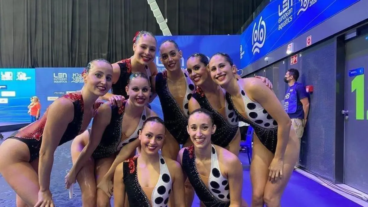  Equipo de nataci&oacute;n sincronizada espa&ntilde;ola 