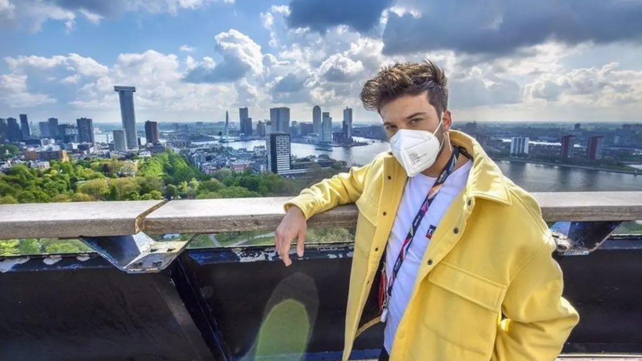  El representante de Espa&ntilde;a en Eurovisi&oacute;n 2021, Blas Cant&oacute;. - RA&Uacute;L TEJEDOR/RTVE 