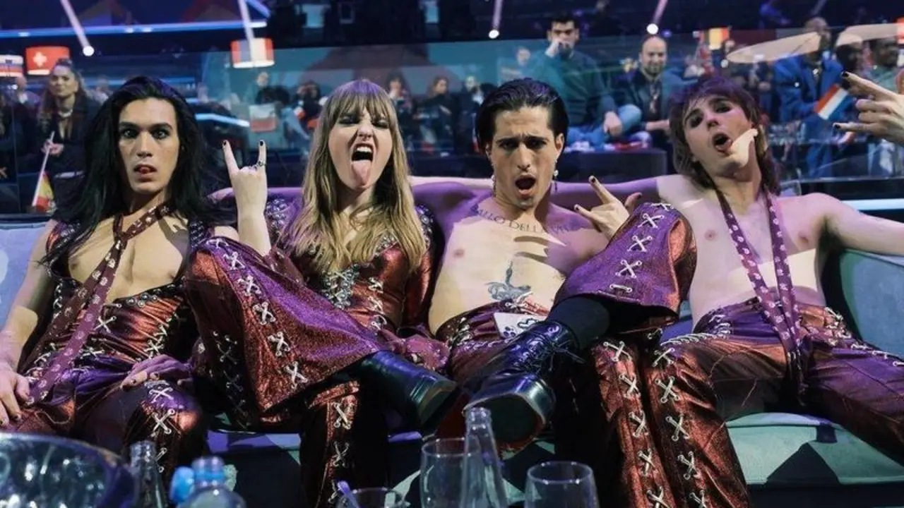  Italia, ganadora de Eurovisi&oacute;n, visto en Twitter: @thisismaneskin 