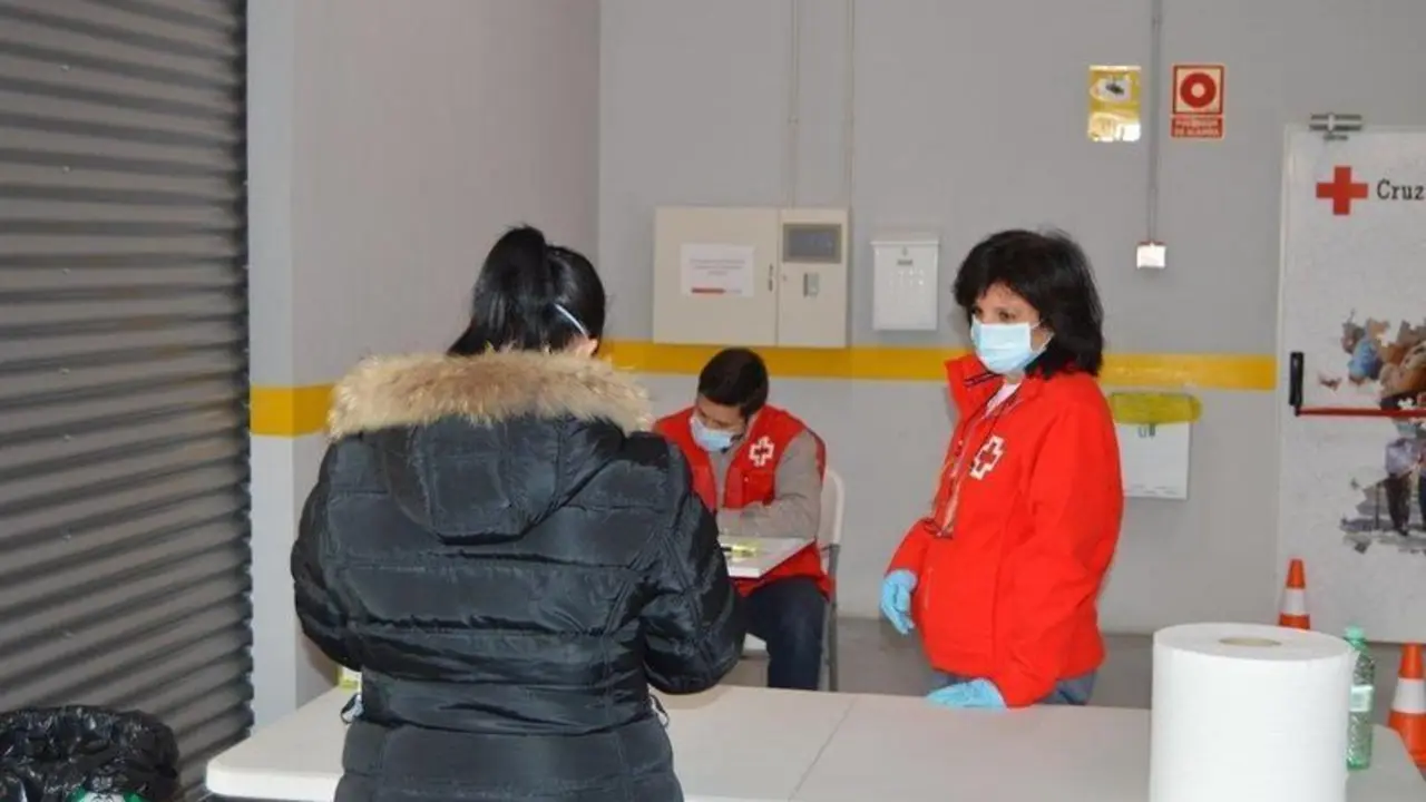  Atenci&oacute;n en sede Cruz Roja. 