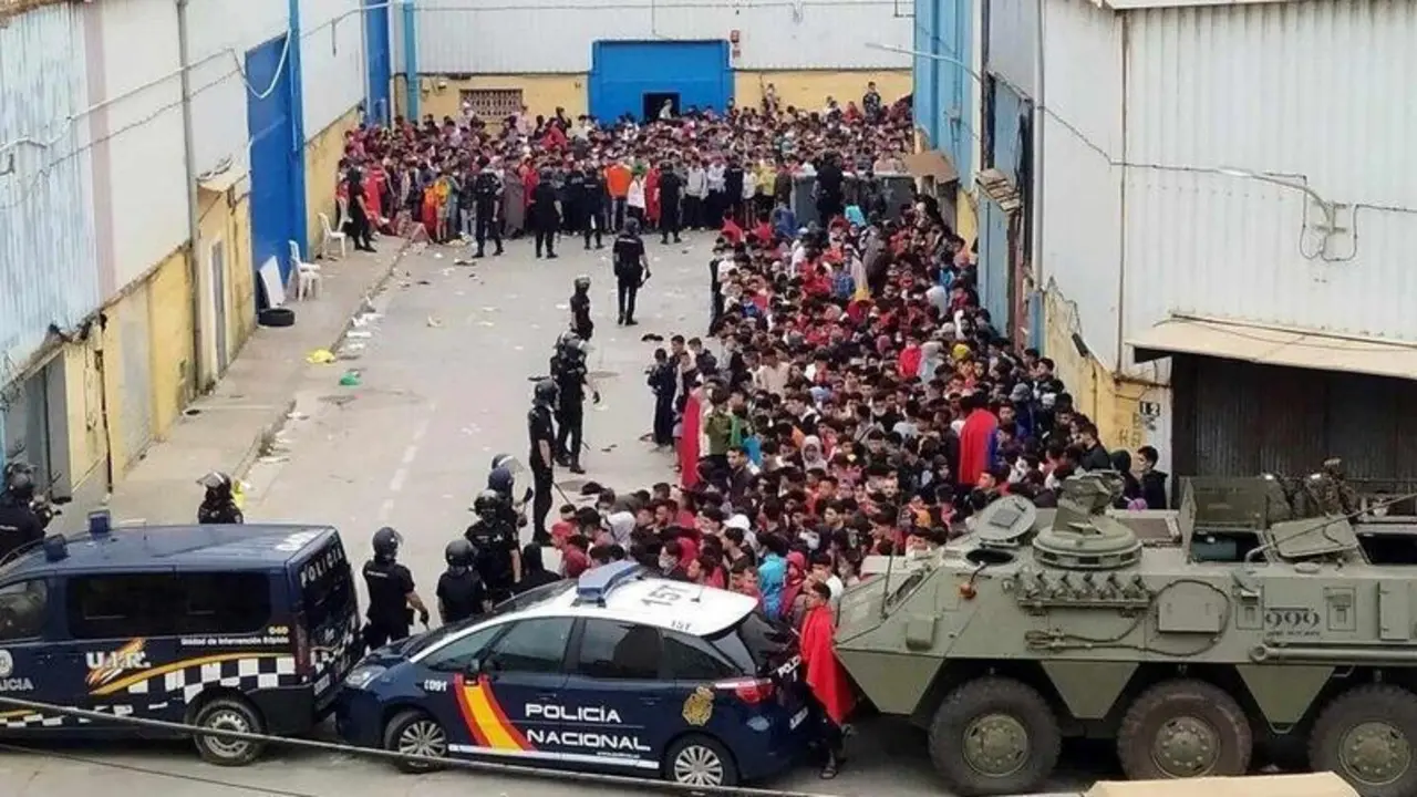  <Archivo> Crisis migratoria en frontera de Marruecos y Ceuta 