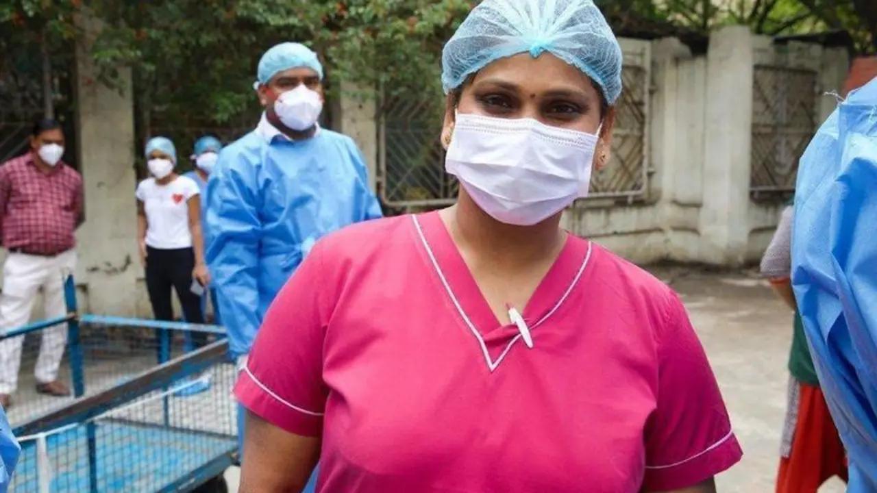  Enfermera en la India. Twitter 