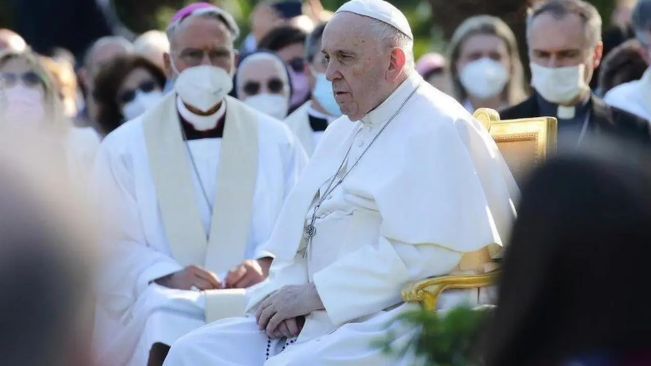  El Papa en el rezo del rosario - Evandro Inetti - Europa Press 