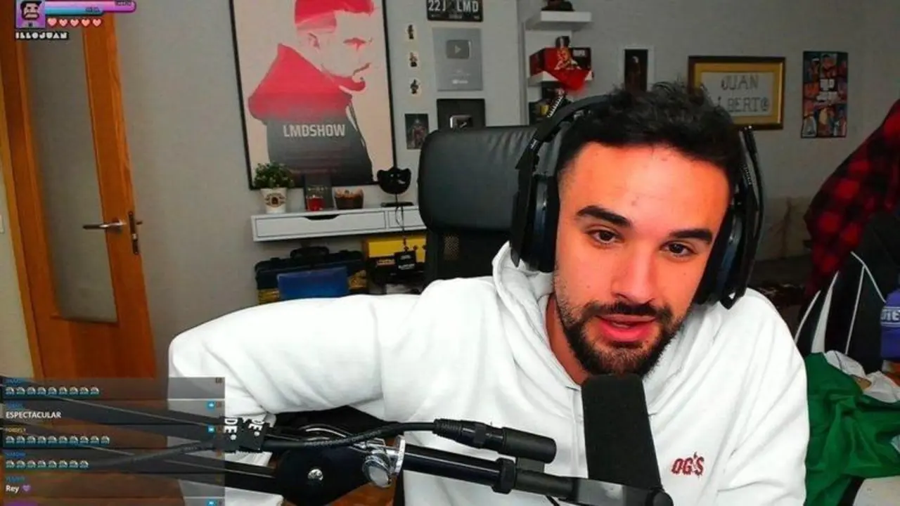  El streamer IlloJuan en Twitch. Twitter. 