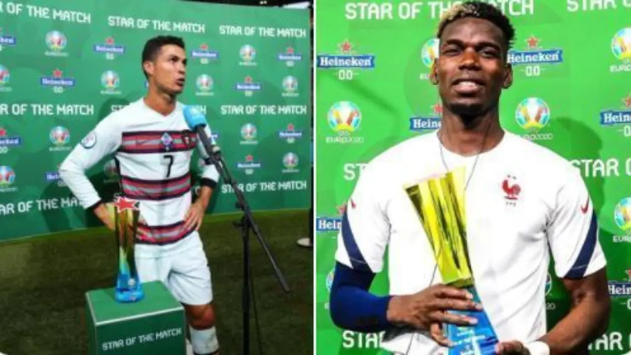  Ronaldo y Pogba, 'MVPs' en sus respectivos encuentros. - Twitter @RinusMedia 