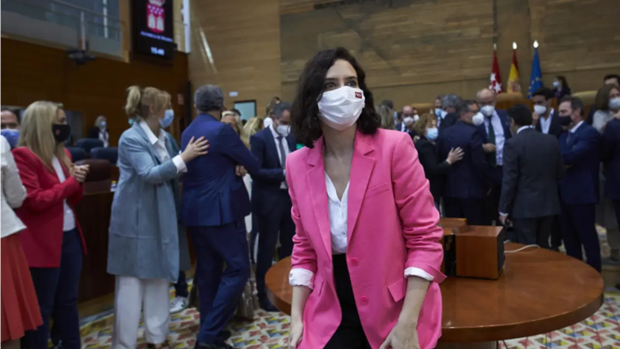  La presidenta de la Comunidad de Madrid, Isabel D&iacute;az Ayuso. - Jes&uacute;s Hell&iacute;n - Europa Press 