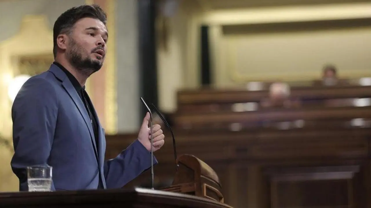  El portavoz de Esquerra Republicana en el Congreso, Gabriel Rufi&aacute;n - EUROPA PRESS/E. Parra. POOL - Europa Press 