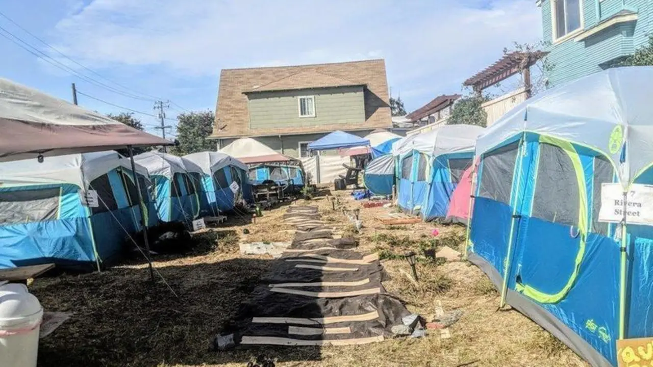  Campamento  Imagen: Facebook 