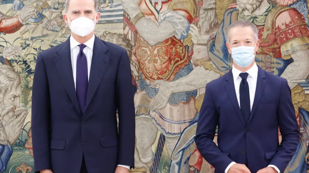  El Rey junto a Sander 