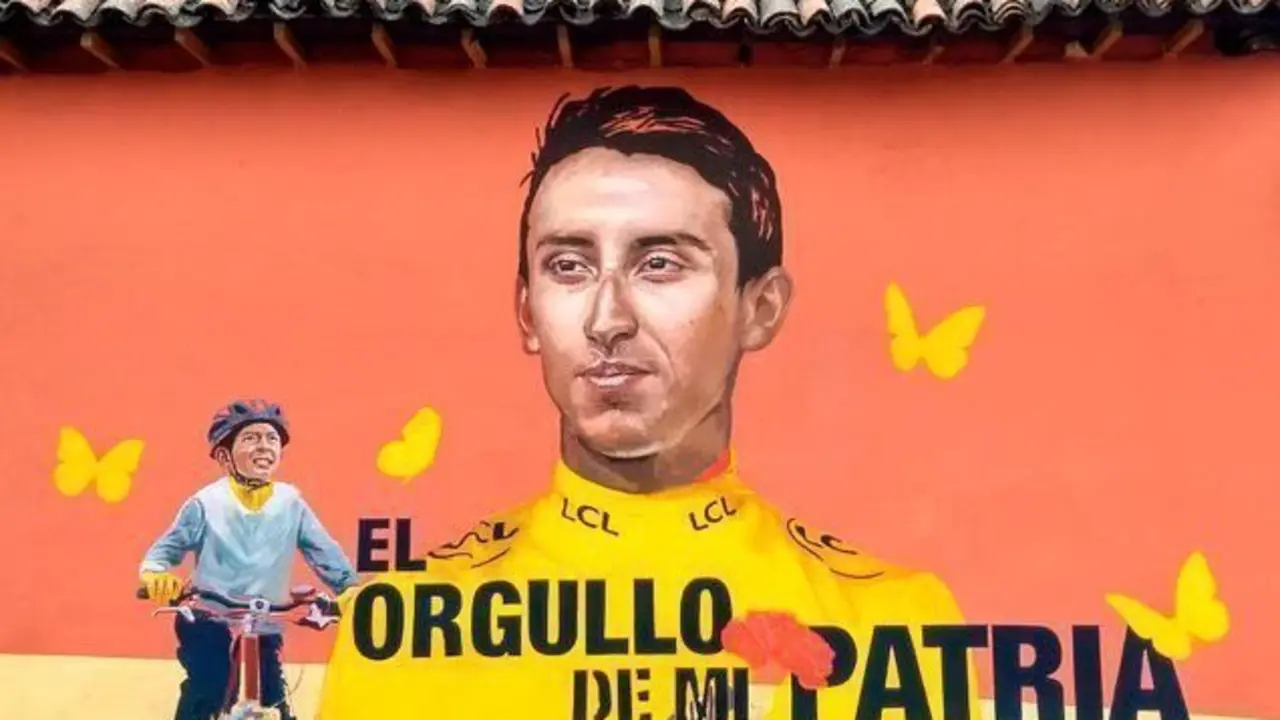  El muro pintado en el municipio de cundinamarqu&eacute;s. 