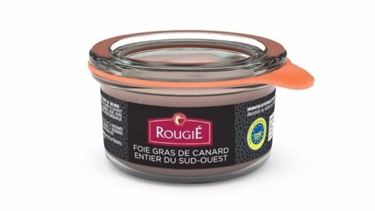  Foie gras de canard entier du sud ouest de la marca ROUGIE. - EP 