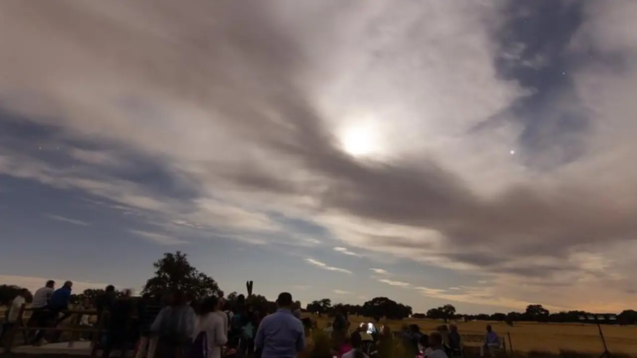  Gente observando las Perseidas 