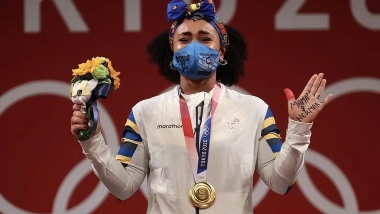  Victoria de Neisi Dajomes y homenaje a su madre y a su hermano - Instagram - @juegosolimpicos 