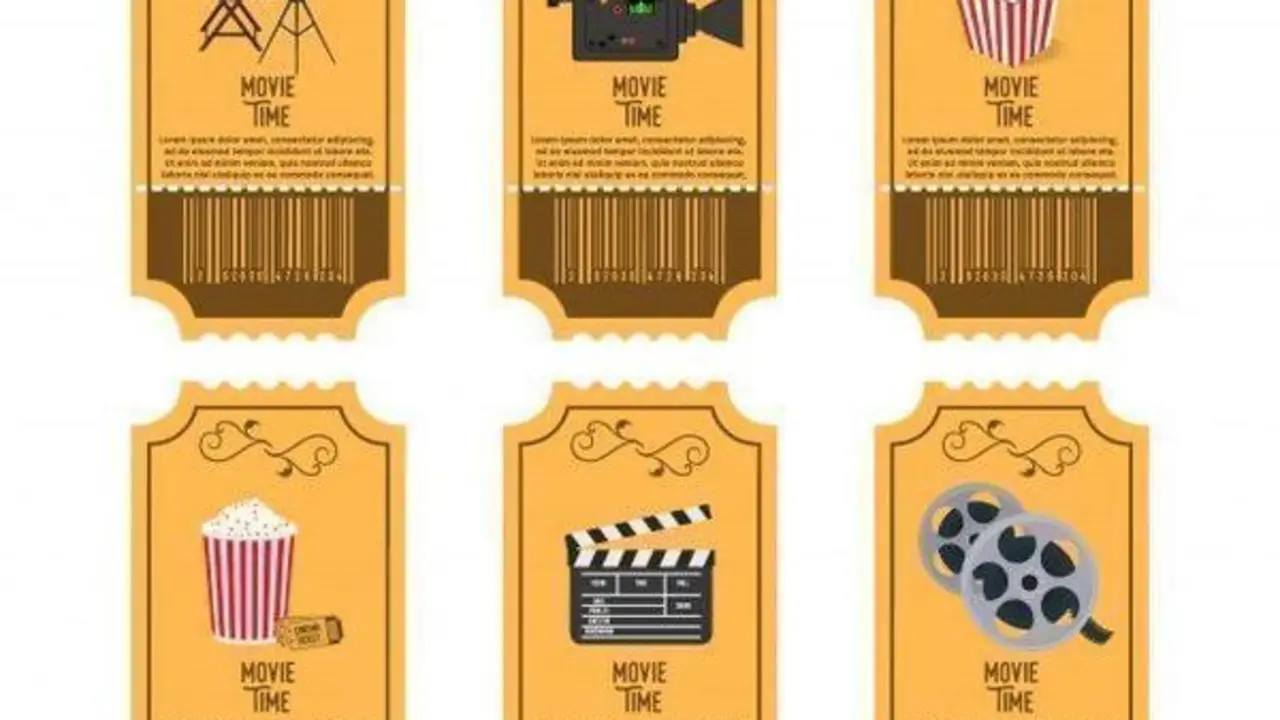  Entradas de cine. Pinterest. 