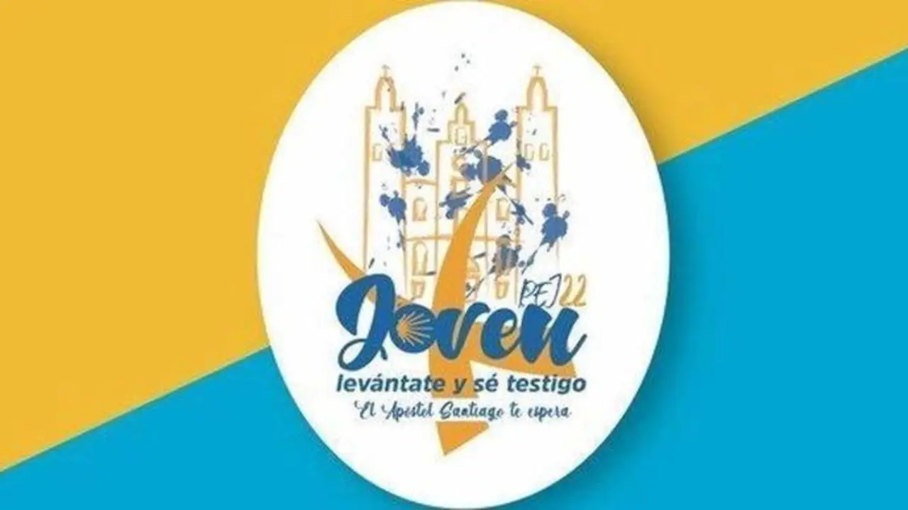  Cartel de la Peregrinaci&oacute;n Europea de J&oacute;venes a Santiago 2022 - CEE 