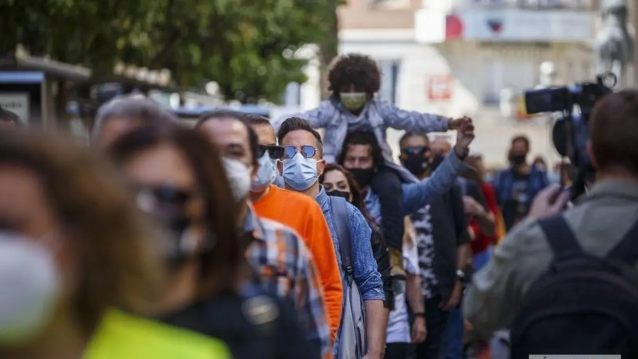  Manifestaci&oacute;n de los trabajadores del sector de espect&aacute;culos. / Jos&eacute; Le&oacute;n. 