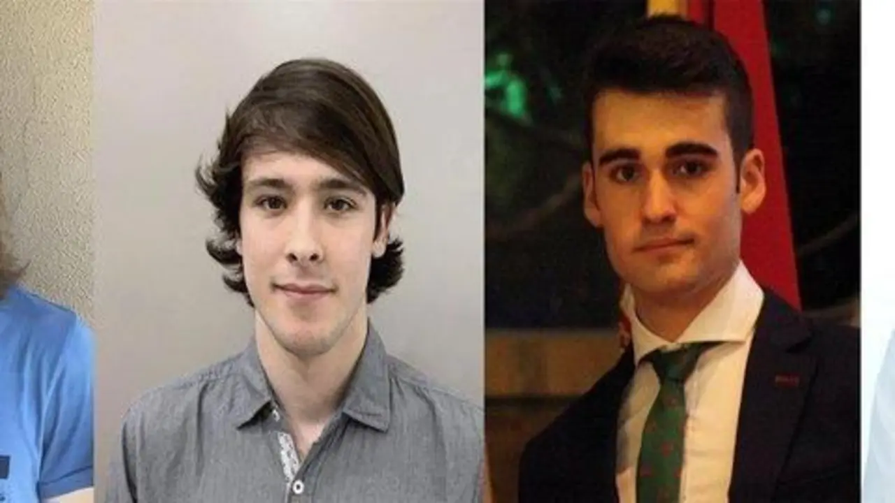  Los estudiantes premiados son Jaime Benabent, Gustavo Roque Collado, Miguel Pineda y David Jim&eacute;nez. - Universidad Sevilla 