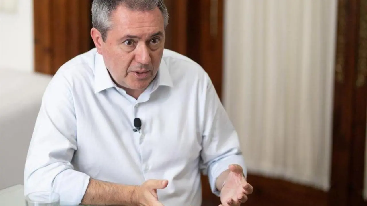  El alcalde de Sevilla y secretario general del PSOE de Andaluc&iacute;a, Juan Espadas, durante una entrevista con Europa Press. - Mar&iacute;a Jos&eacute; L&oacute;pez - Europa Press 