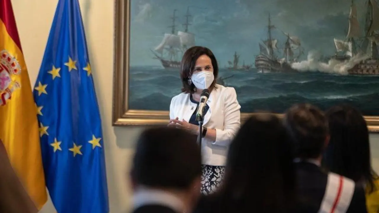  La ministra de Defensa, Margarita Robles, en un acto en el Ministerio - MINISTERIO DE DEFENSA 