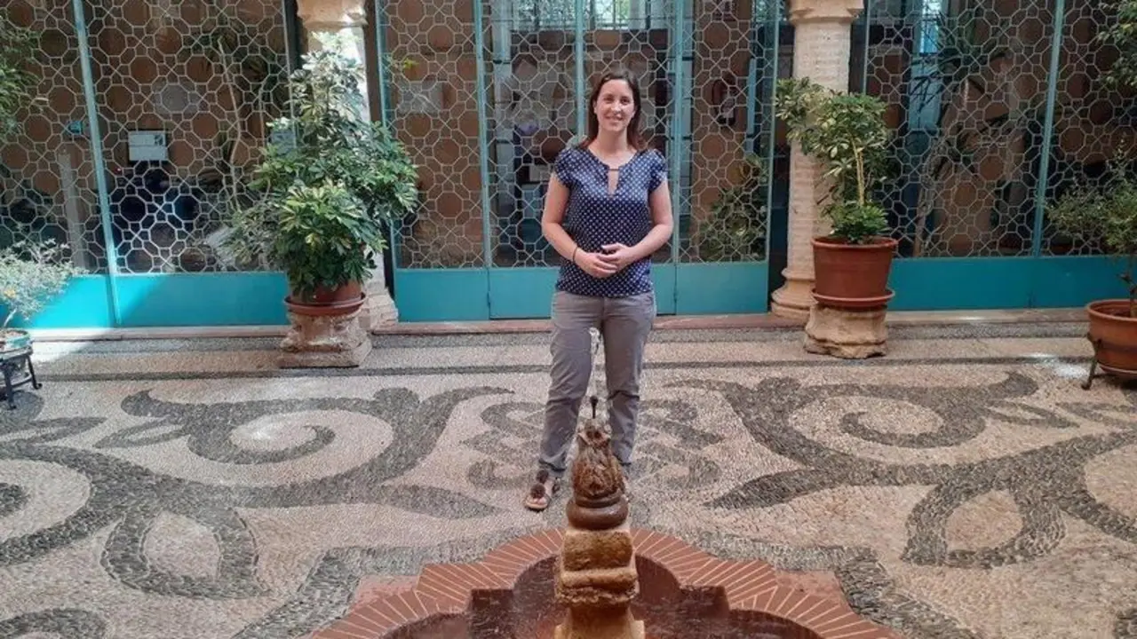  La delegada de Fomento, Cristina Casanueva, esta ma&ntilde;ana en la Delegaci&oacute;n del Gobierno.- Obtenido de la Junta de Andaluc&iacute;a 