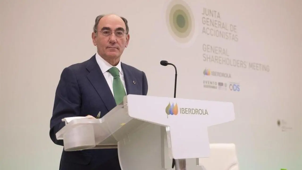  Archivo - El presidente de Iberdrola, Ignacio Gal&aacute;n, en la junta de la compa&ntilde;&iacute;a - IBERDROLA - Archivo 