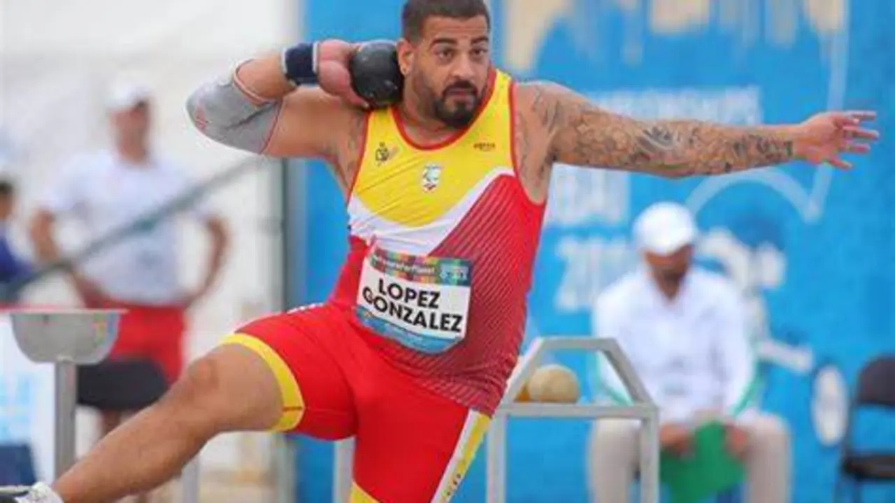  Kim L&oacute;pez, lanzador de peso, se lleva el oro - obtenido de EuropaPress 