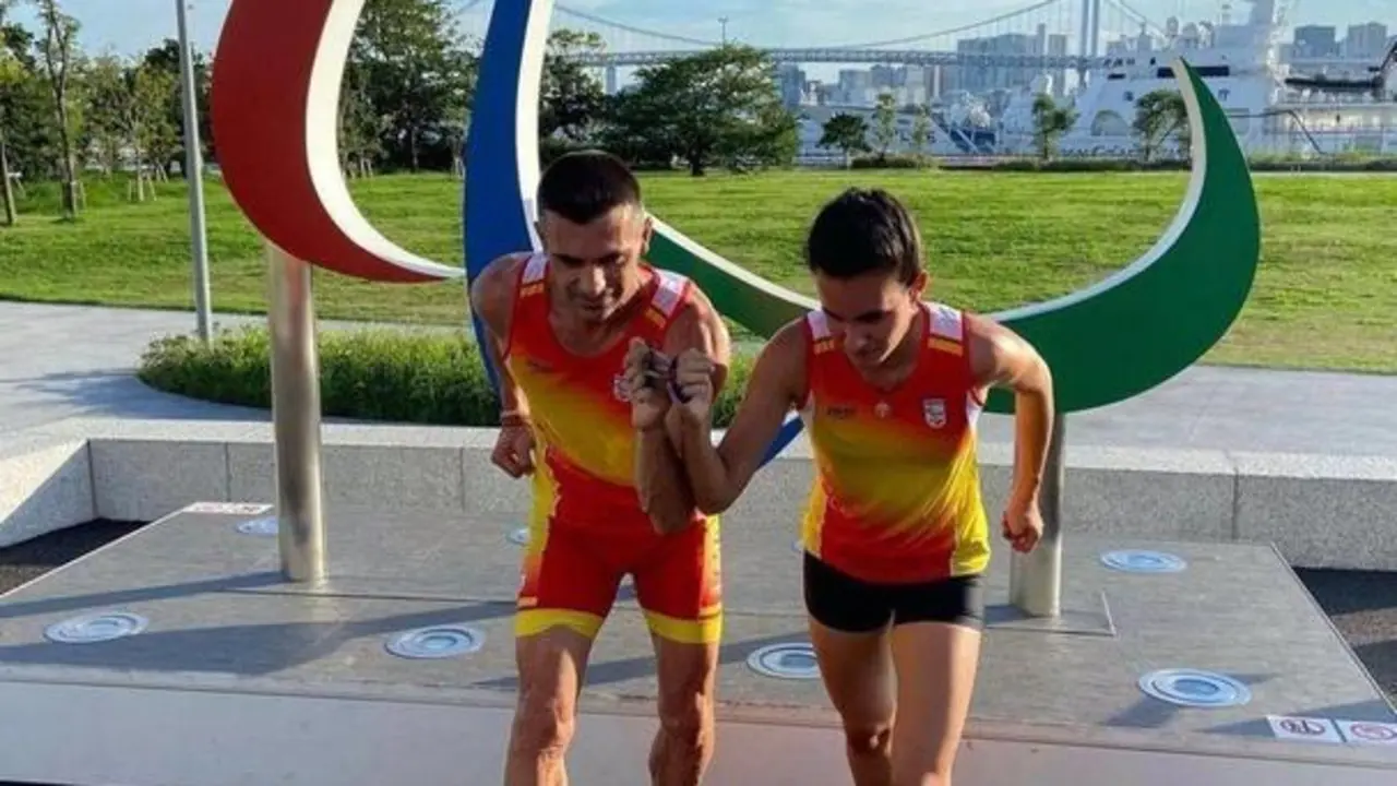  Alba Garc&iacute;a Falag&aacute;n y su gu&iacute;a, en los Juegos Paral&iacute;mpicos de Tokio 2020 - ONCE 