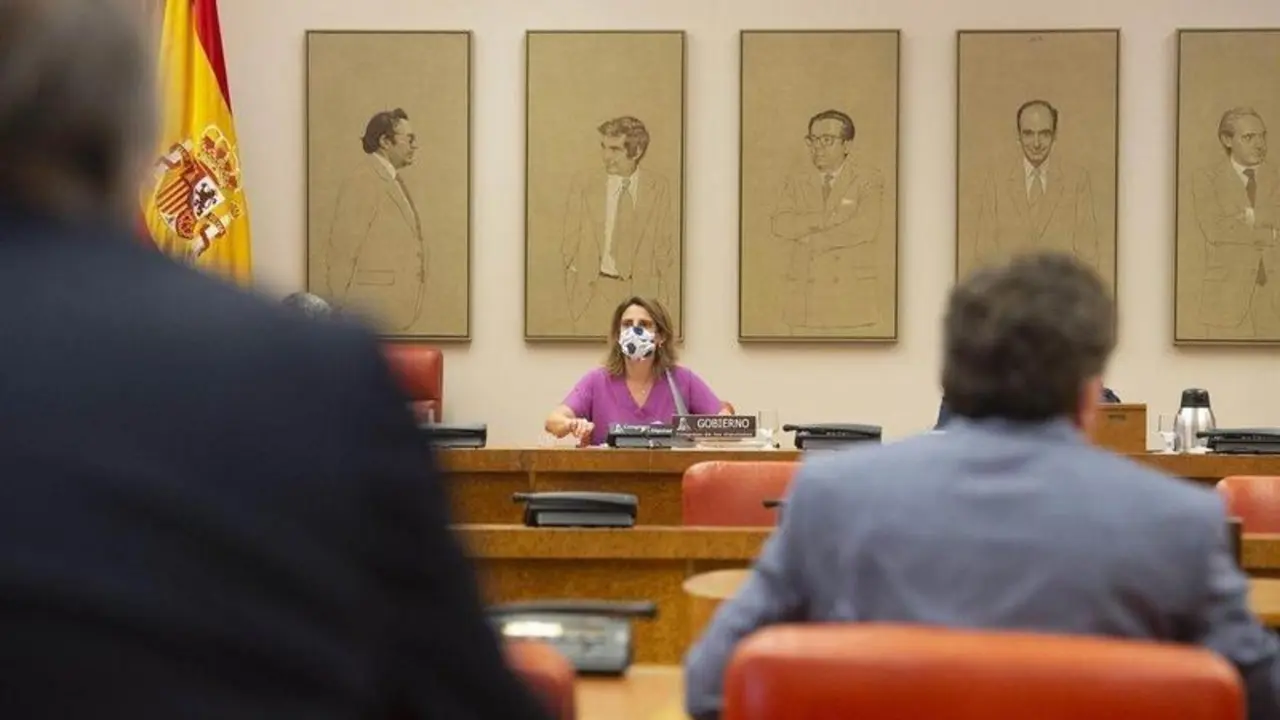  Archivo - La vicepresidenta cuarta del Gobierno y ministra de Transici&oacute;n Ecol&oacute;gica y Reto Demogr&aacute;fico, Teresa Ribera, comparece en la Comisi&oacute;n de Transici&oacute;n Ecol&oacute;gica y Reto Demogr&aacute;fico del Congreso - EUROPA PRESS/A.Ortega.POOL - Europa Press 
