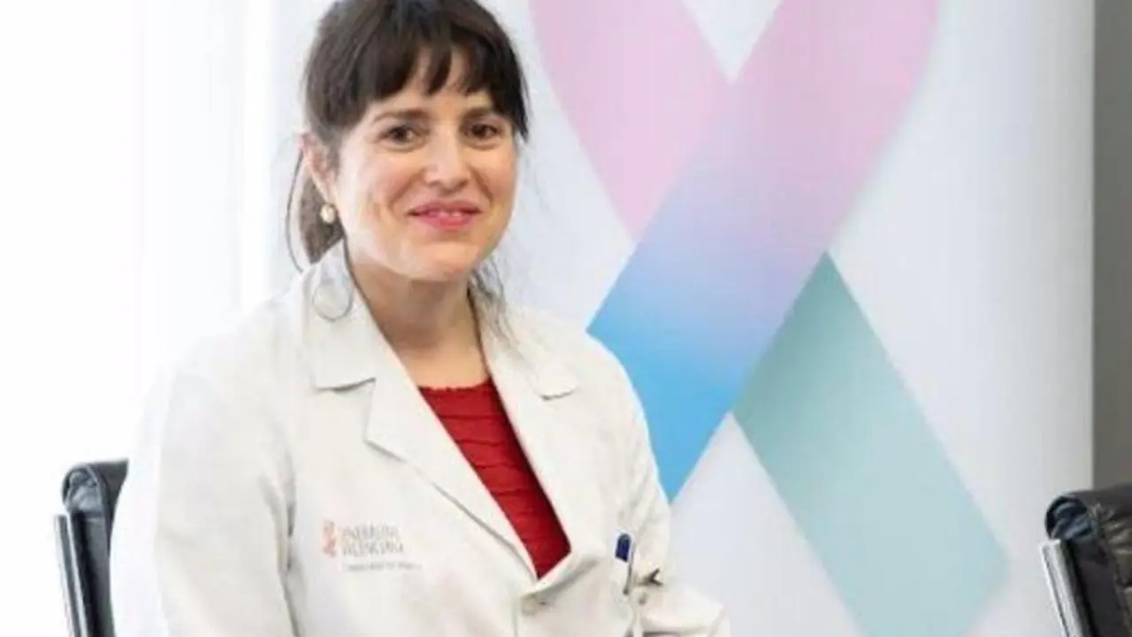 31-08-2021 La investigadora Maite Mart&radic;&ne;nez.
ESPA&radic;&euml;A EUROPA COMUNIDAD VALENCIANA SALUD
INCLIVA
