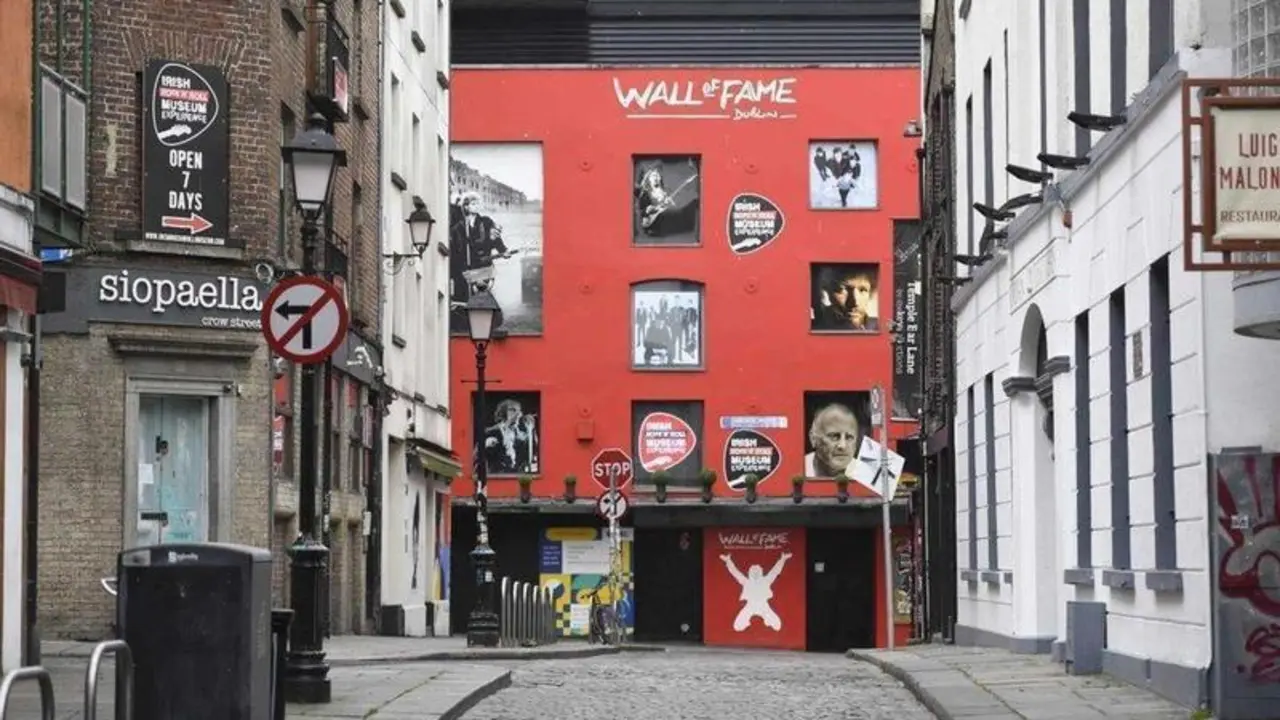  Las calles vac&iacute;as de Irlanda 